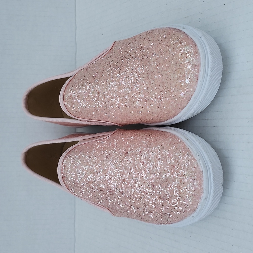NWOT FEVERSOLE SLIP-ON GLITTER SNEAKERS - Picture 3 of 12